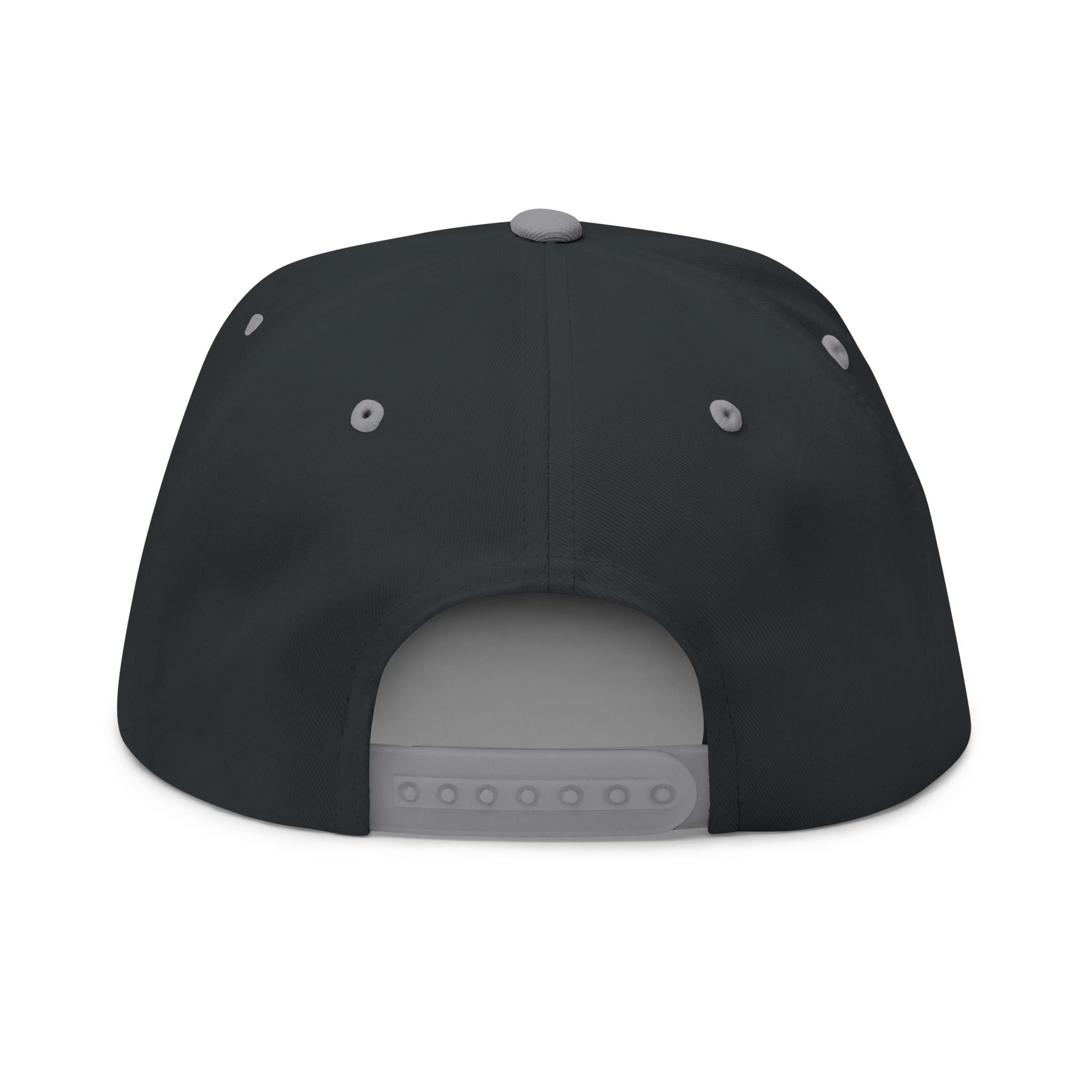 Cloud State Flat Bill Cap — Embroidered Logo Snapback