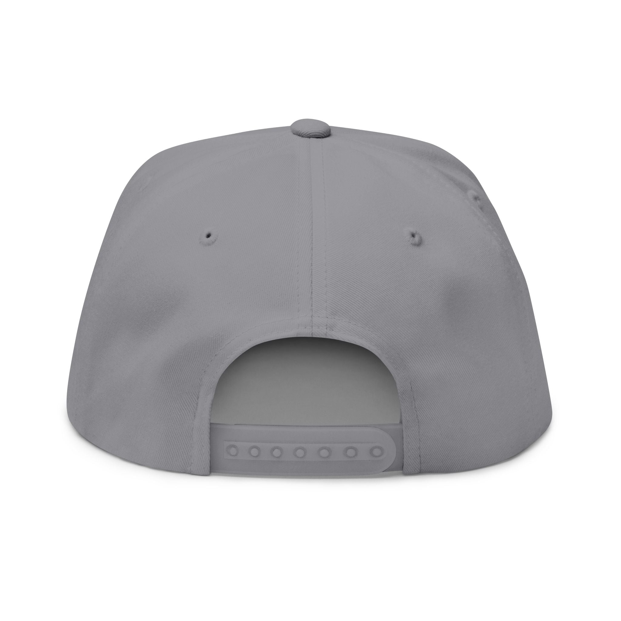 Cloud State Flat Bill Cap — Embroidered Logo Snapback